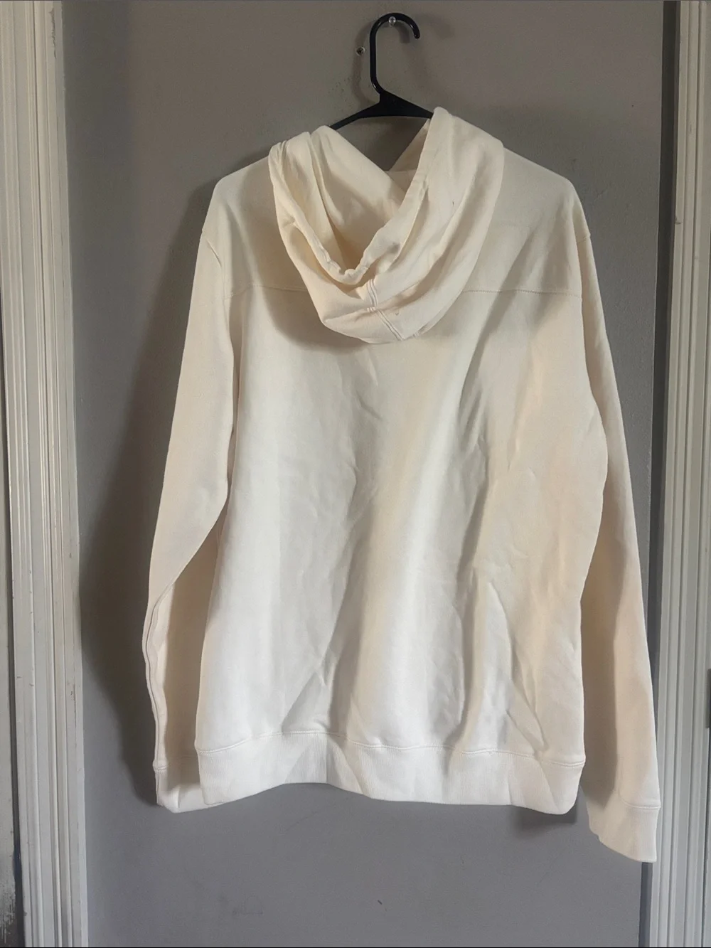 Champion Cream Hoodie with Subtle Logo